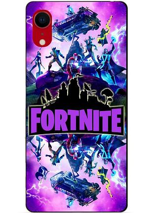 Силіконовий чохол бампер для iphone xr з малюнком fortnite marvel фортнайт марвел
