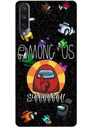 Бампер силіконовий чохол для xiaomi mi a3 з малюнком among us