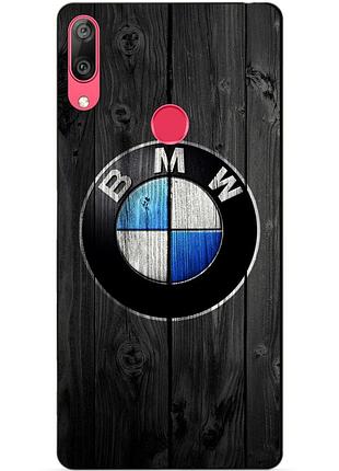 Чохол силіконовий для huawei y7 2019 з малюнком bmw