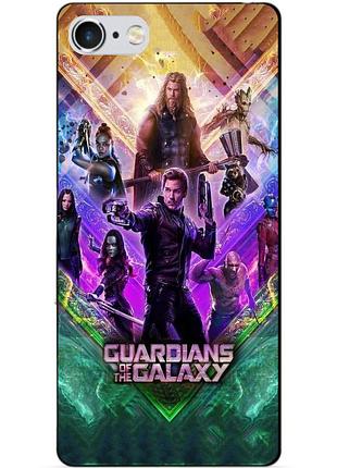 Силиконовый чехол бампер для iphone 6 с рисунком стражи галактики guardians of the galaxy
