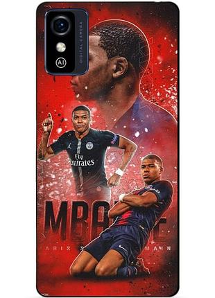 Силіконовий бампер чохол для zte blade l9 з малюнком мбаппе psg