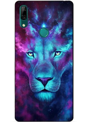 Силиконовый чехол бампер для huawei p smart z с рисунком космический лев