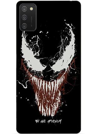 Силіконовий бампер чохол для samsung a02s з малюнком веном