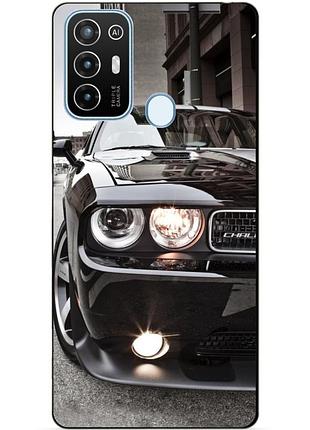 Силіконовий бампер чохол для zte blade a52 з малюнком dodge
