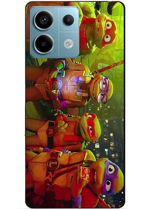 Силіконовий чохол бампер для xiaomi redmi note 13 pro 5g черепашки ніндзя