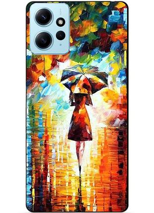 Силіконовий бампер чохол для xiaomi redmi note 12 з малюнком прогулянка
