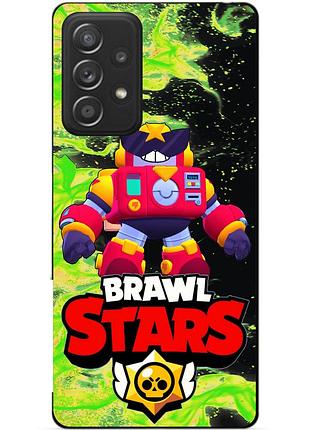 Чехол силиконовый бампер для samsung a32 с героем бравл вольт