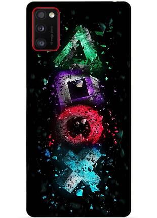 Силіконовий бампер чохол для samsung a41 galaxy a415f з малюнком sony playstation