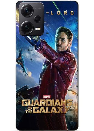 Силіконовий бампер чохол для xiaomi redmi note 12 pro plus зірковий лорд стражі галактики star lord