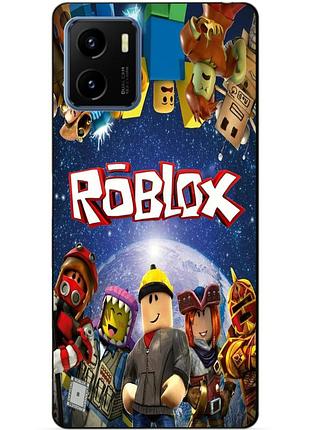 Силіконовий бампер чохол для vivo y15s з малюнком роблокс