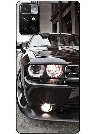 Силиконовый бампер чехол для xiaomi redmi 10 с рисунком dodge