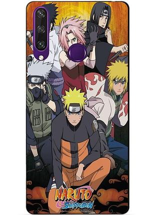 Силіконовий чохол бампер для huawei y6p з малюнком naruto