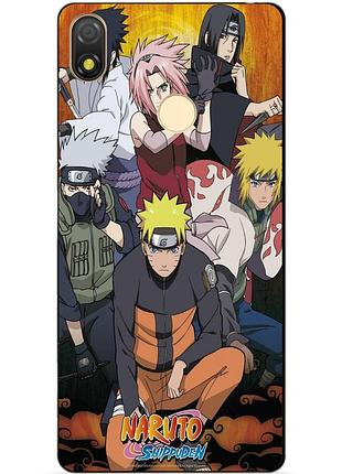Силіконовий бампер чохол для tecno pop 3 з малюнком аніме naruto