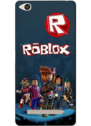 Силіконовий бампер чохол для xiaomi redmi 4a з малюнком roblox