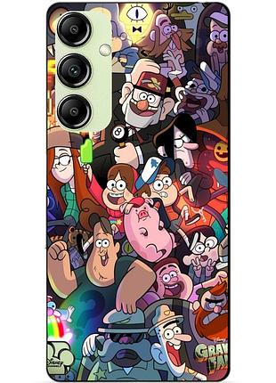 Силіконовий чохол бампер для samsung m52 з малюнком гравіті фолз gravity falls