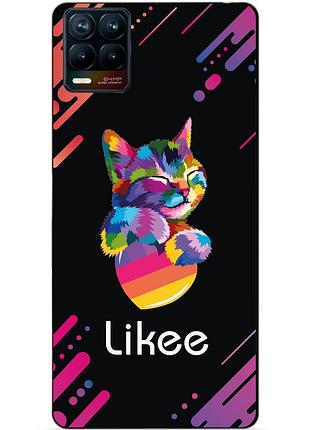 Силиконовый чехол бампер для realme 8 / 8 pro с рисунком likee
