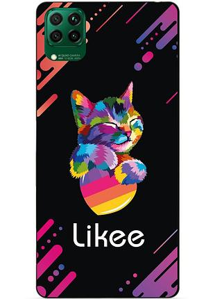 Силіконовий чохол бампер для huawei p40 lite з малюнком likee