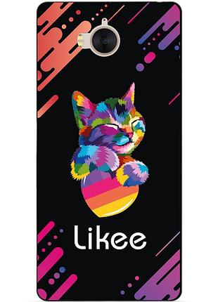 Чохол силіконовий для huawei y5 2017 з малюнком стікери puma