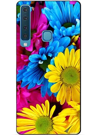 Чохол силіконовий для samsung a9 2018 galaxy a920 з малюнком хризантеми