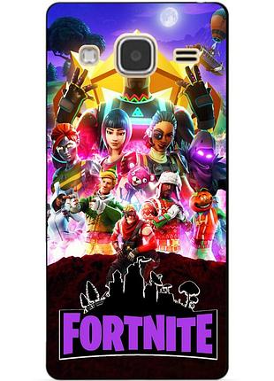 Силіконовий бампер чохол для samsung j3 2016 galaxy j320 j310 малюнком fortnite