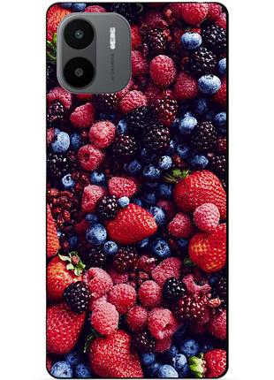 Силіконовий бампер чохол для xiaomi redmi a1/a2 з малюнком ягоди