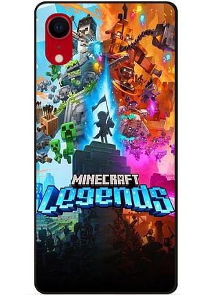 Силіконовий чохол бампер для iphone xr гра майнкрафт minecraft