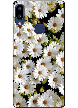 Бампер силиконовый чехол для samsung a10s 2019 galaxy a107f с рисунком ромашки