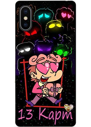 Силиконовый чехол бампер для iphone xs с героем 13 карт ромео