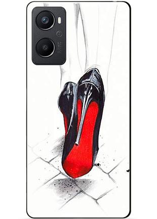 Силіконовий чохол бампер для oppo a96 з малюнком туфлі