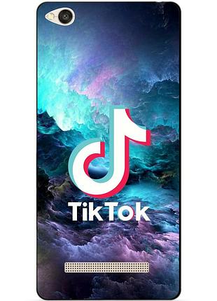 Силіконовий бампер чохол для xiaomi redmi 4a з малюнком tik tok