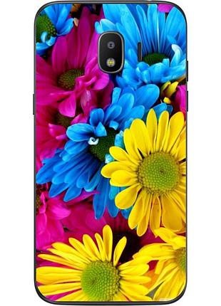 Силиконовый чехол для samsung j2 core galaxy j260 с рисунком хризантемы