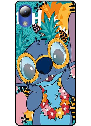 Силіконовий бампер чохол для zte blade l8 з малюнком стіч stitch
