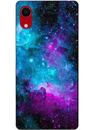 Силиконовый чехол бампер для iphone xr с рисунком галактика космос
