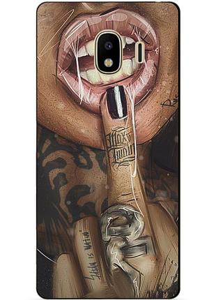 Силіконовий бампер чохол для samsung j4 galaxy j400 з малюнком swag