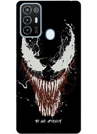 Силіконовий бампер чохол для zte blade a52 з малюнком веном