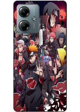 Силіконовий чохол бампер для motorola moto g14 з малюнком наруто naruto аніме