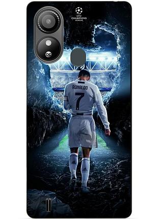 Силіконовий чохол бампер для zte blade l220 з малюнком ronaldo роналдо