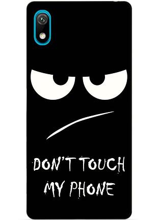 Чохол силіконовий для huawei y5 2019 з малюнком dont touch