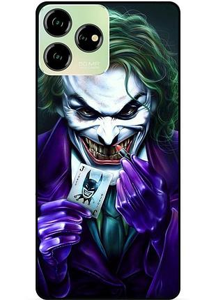 Силіконовий бампер чохол для zte blade v50 design з малюнком joker джокер