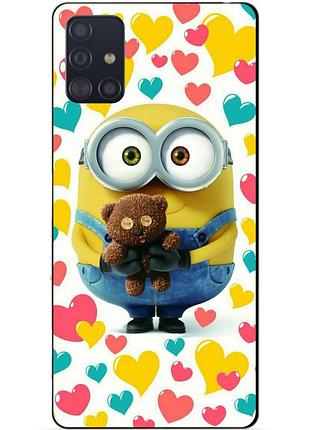 Чехол силиконовый бампер для samsung m31s с рисунком миньон боб minion