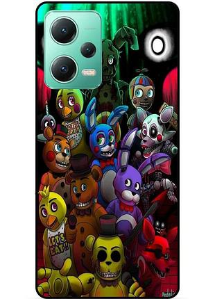 Силіконовий бампер чохол для xiaomi redmi note 12 5g з малюнком freddy фредді аніматроніки