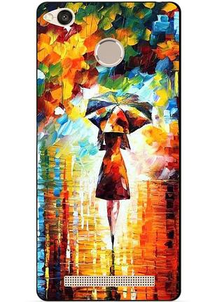 Бампер силіконовий чохол для xiaomi redmi 3s 3 pro з малюнком прогулянка