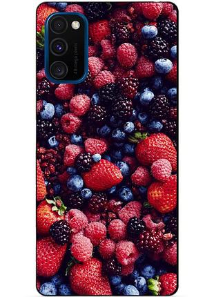 Силіконовий бампер чохол для samsung m30s 2019 galaxy m307f з малюнком ягоди