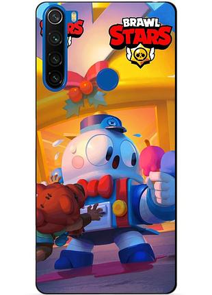 Силиконовый чехол бампер для xiaomi redmi note 8t веселые каникулы лу
