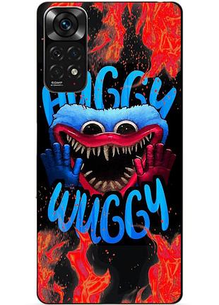 Силіконовий бампер чохол для xiaomi redmi note 11 pro з малюнком хаггі вагі huggy wuggy
