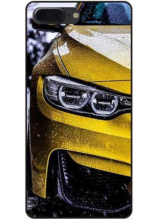 Силиконовый чехол бампер для iphone 8 plus с рисунком bmw бмв машина авто