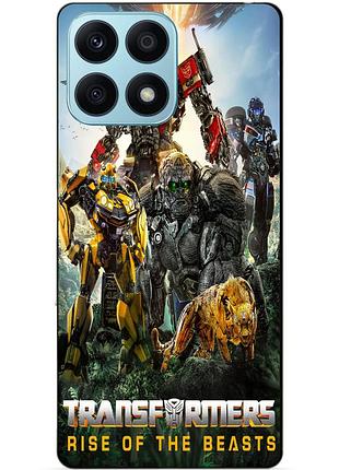 Чехол силиконовый бампер для huawei honor x8a звероботы трансформеры transformers