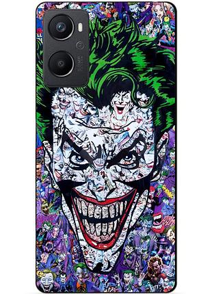Силіконовий чохол бампер для oppo a96 з малюнком джокер joker
