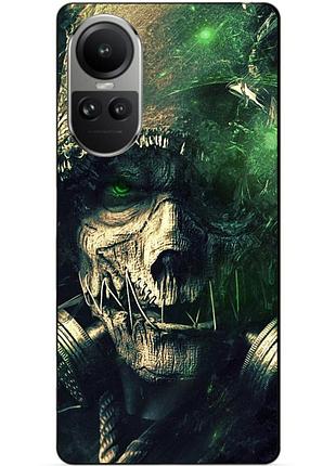 Силиконовый чехол бампер для oppo reno 10 с рисунком сталкер пугало джо́натан крейн бэтмен