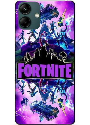Силіконовий бампер чохол для samsung a04 з малюнком fortnite marvel
